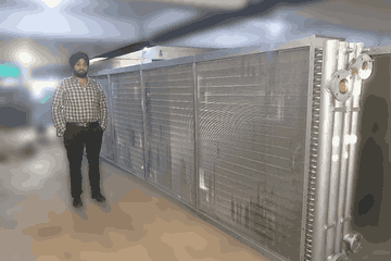 Industrial coil for HVAC and cooling system by Kailco